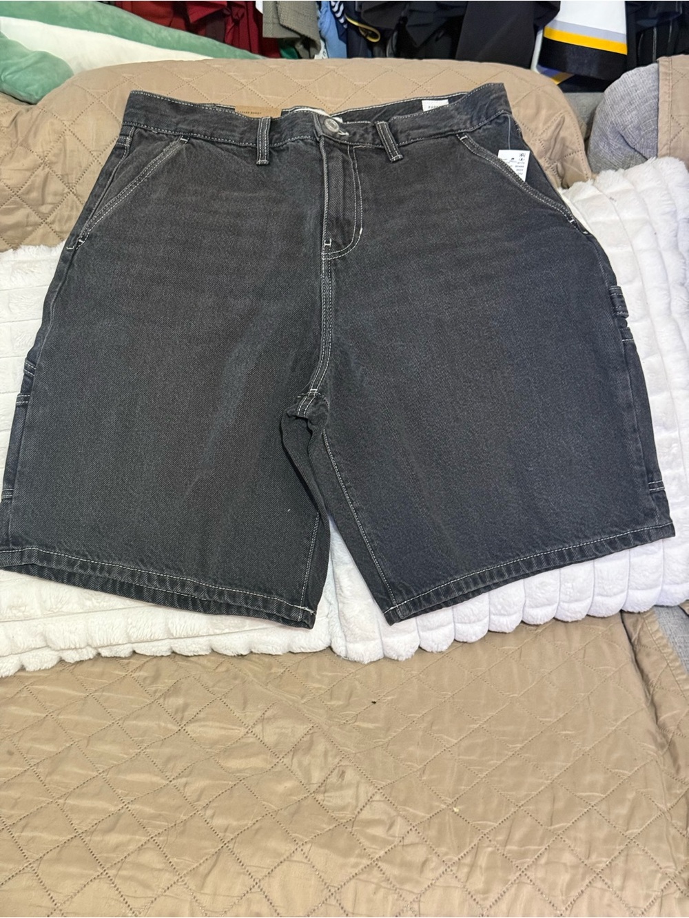 Pacsun. Parker Black Cargo Work Shorts